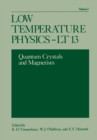 Low Temperature Physics-LT 13 : Volume 2: Quantum Crystals and Magnetism - eBook