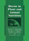 Boron in Plant and Animal Nutrition - Book