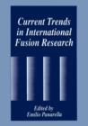 Current Trends in International Fusion Research - Book