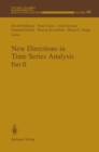 New Directions in Time Series Analysis : Part II - eBook