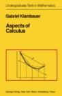 Aspects of Calculus - eBook