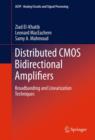 Distributed CMOS Bidirectional Amplifiers : Broadbanding and Linearization Techniques - eBook