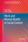 Work and Mental Health in Social Context - eBook