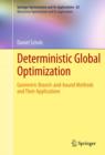 Deterministic Global Optimization : Geometric Branch-and-bound Methods and their Applications - eBook