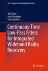 Continuous-Time Low-Pass Filters for Integrated Wideband Radio Receivers - eBook