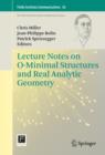 Lecture Notes on O-Minimal Structures and Real Analytic Geometry - eBook