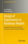 Design of Experiments in Nonlinear Models : Asymptotic Normality, Optimality Criteria and Small-Sample Properties - eBook