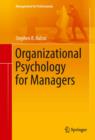 Organizational Psychology for Managers - eBook