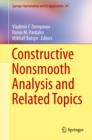 Constructive Nonsmooth Analysis and Related Topics - eBook
