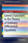 Green's Functions in the Theory of Ordinary Differential Equations - eBook