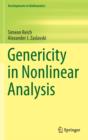 Genericity in Nonlinear Analysis - Book