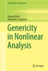 Genericity in Nonlinear Analysis - eBook
