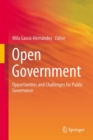 Open Government : Opportunities and Challenges for Public Governance - eBook