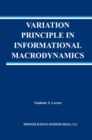 Variation Principle in Informational Macrodynamics - eBook