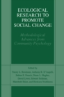 Ecological Research to Promote Social Change : Methodological Advances from Community Psychology - eBook