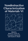 Nondestructive Characterization of Materials VI - eBook