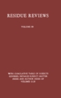 Residue Reviews : Residues of Pesticides and Other Foreign Chemicals in Foods and Feeds - eBook