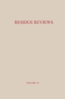 Residue Reviews : Residues of Pesticides and Other Contaminants in the Total Environment - eBook