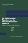 Partial Differential Equations and the Calculus of Variations : Essays in Honor of Ennio De Giorgi Volume 2 - eBook