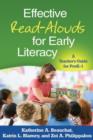 Effective Read-Alouds for Early Literacy : A Teacher's Guide for PreK-1 - Book