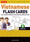 Vietnamese Flash Cards Ebook : The Complete Language Learning Kit (200 digital flash cards, 32-page Study Guide, free download or stream native-speaker audio recordings) - eBook
