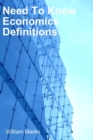 Need To Know Economics defintions - eBook