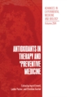 Antioxidants in Therapy and Preventive Medicine - eBook