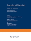 Disordered Materials : Science and Technology - Book