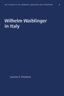 Wilhelm Waiblinger in Italy - Book