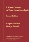 A First Course in Functional Analysis - Book