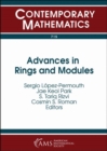 Advances in Rings and Modules - Book