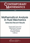 Mathematical Analysis in Fluid Mechanics : Selected Recent Results - Book