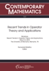 Recent Trends in Operator Theory and Applications - eBook