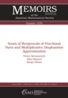 Sums of Reciprocals of Fractional Parts and Multiplicative Diophantine Approximation - eBook