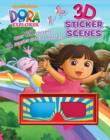 Dora the Explorer 3D Sticker Scenes : Over 60 stickers, 15 scenes and 3D glasses! - Book