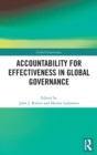 Accountability for Effectiveness in Global Governance - Book