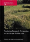 Routledge Research Companion to Landscape Architecture - Book