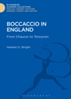 Boccaccio in England : From Chaucer to Tennyson - Book