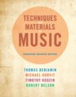 Techniques and Materials of Music - eBook