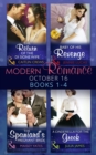 Modern Romance October 2016 Books 1-4 : The Return of the Di Sione Wife / Baby of His Revenge / the Spaniard's Pregnant Bride / a Cinderella for the Greek - eBook