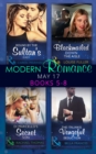 Modern Romance May 2017 Books 5 – 8 : Bound by the Sultan's Baby / Blackmailed Down the Aisle / Di Marcello's Secret Son / the Italian's Vengeful Seduction - eBook