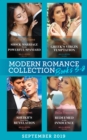 Modern Romance Books September Books 5-8 : Shock Marriage for the Powerful Spaniard (Conveniently Wed!) / the Greek's Virgin Temptation / Sheikh's Royal Baby Revelation / Redeemed by Her Innocence - eBook