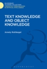Text Knowledge and Object Knowledge - Book
