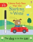 Early Years Wipe-Clean Starting to Write - Book