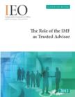 The role of IMF as trusted advisor - Book