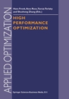 High Performance Optimization - eBook