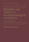 Reliability and Validity in Neuropsychological Assessment - eBook