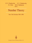 Number Theory : New York Seminar 1989-1990 - eBook
