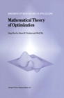 Mathematical Theory of Optimization - eBook