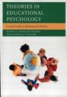 Theories in Educational Psychology : Concise Guide to Meaning and Practice - Book